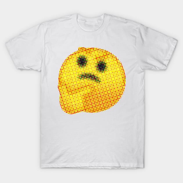 Emoji: Skeptic (Thinking Face) T-Shirt by Sinnfrey